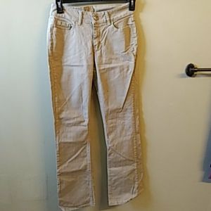 Lee Rider Khaki Beige Midrise Bootcut Jeans Sz 6